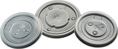 Disposable Translucent Lids w/ Straw Cut