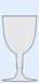 5 oz. Clear Wine - 2 piece (Item# 5W)